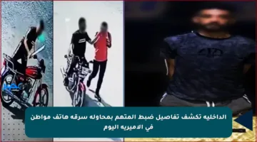 الداخلية تكشف تفاصيل ضبط المتهم بمحاولة سرقة هاتف مواطن في الأميرية اليوم